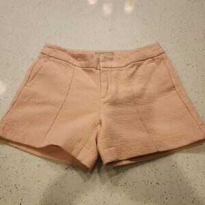 Banana Republic Shorts Sz 0 Blush Pink 4.5" Inseam Cotton Blend New $49